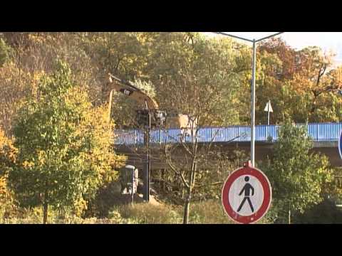 Stadionbrücke: Sprengung naht