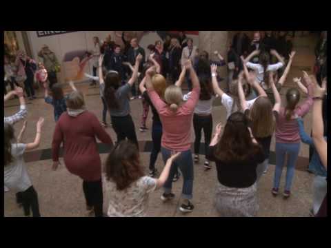 Flashmob im Schlosspark-Center