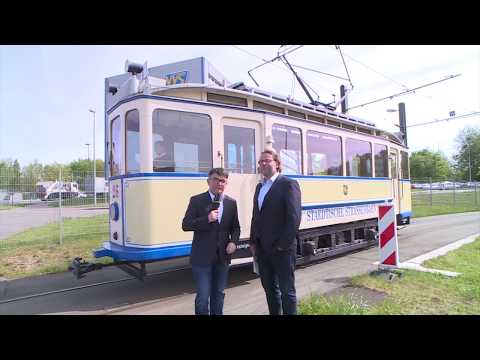 Mit der Traditionsstraßenbahn durch Schwerin