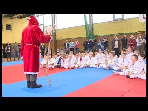 Weihnachtsmannbesuch beim Judo-Turnier des PSV-Schwerin