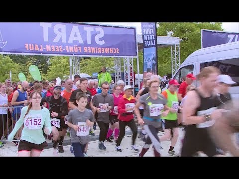 Riesenandrang beim Schweriner Fünf-Seen-Lauf