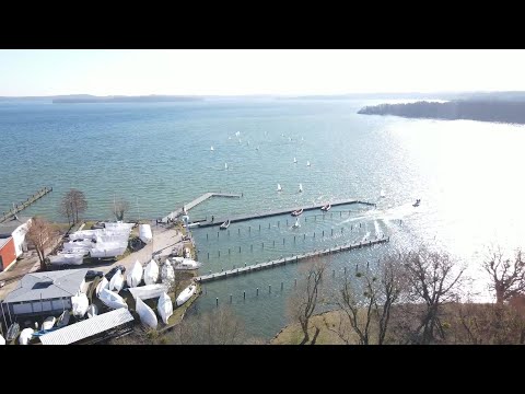 Windiger Trainingsauftakt auf dem Schweriner See