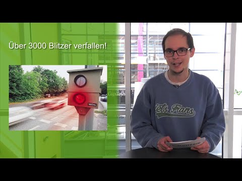 Kurzmeldungen: Über 3000 Blitzer verfallen!