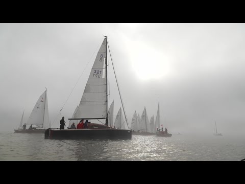 54. Schweriner Kreuzerfernwettfahrt im Nebel