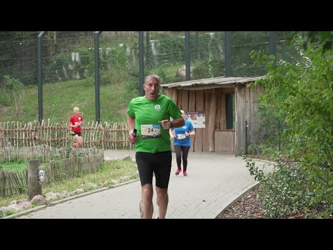 Sportler laufen für nepalesische Rothunde beim 5. Schweriner Zoolauf