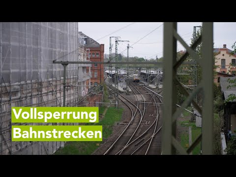 Vollsperrung der Bahnstrecke Holthusen-Schwerin Hbf