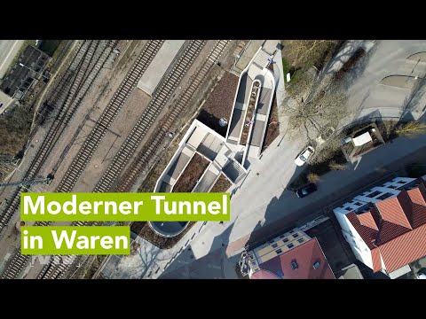 Barrierefreier Tunnel verbindet Stadtteile in Waren