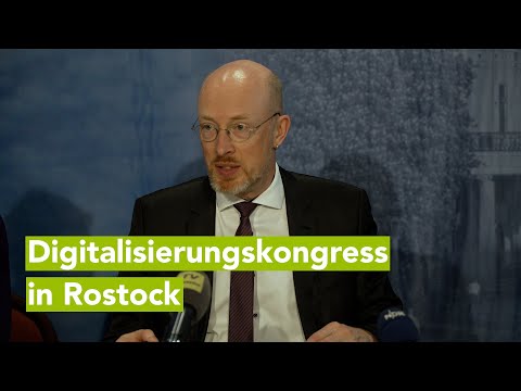 Digitales M-V: Landespressekonferenz zum Kongress