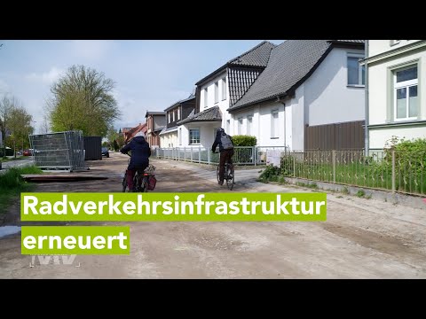 Moderner Radwegeausbau in Schwerin