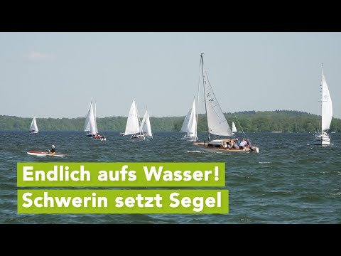 Traditionelles Ansegeln auf dem Schweriner See