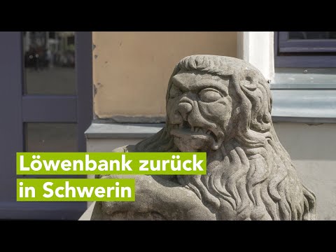 Historische Löwenbank kann wieder genutzt werden