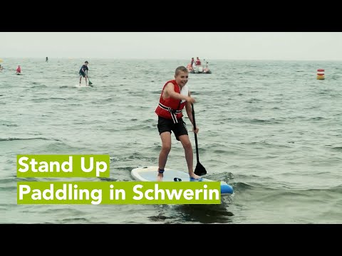 Das erste Schweriner Jedermann SUP-Race in Schwerin