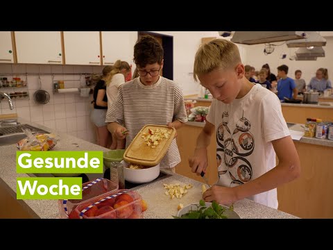 Schülerinnen und Schüler der ecolea Schwerin lernen gesunde Lebensweise