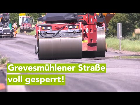 Fahrbahn in der Grevesmühlener Straße wird instandgesetzt