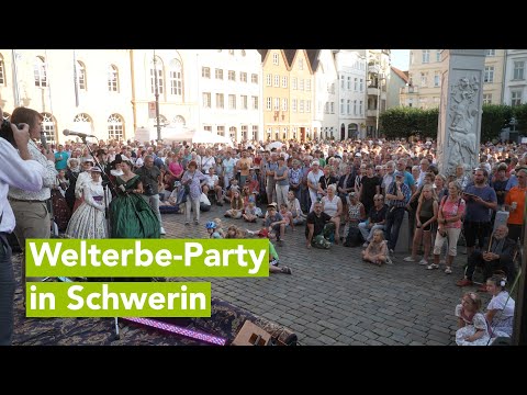 “Wir sind Welterbe” – Party auf dem Schweriner Markt