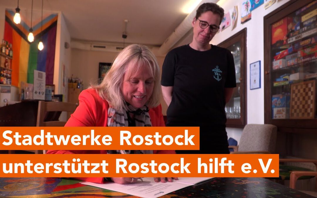 Ein Zeichen für Vielfalt – Stadtwerke Rostock AG sponsert Rostock hilft