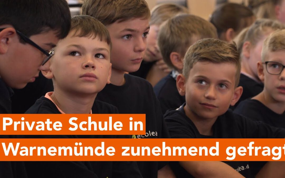 Einschulung bei der ecolea | Internationale Schule Rostock