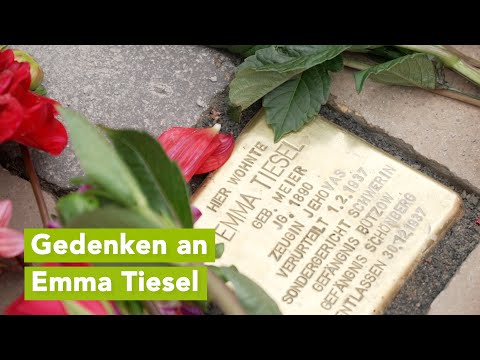 Erster Stolperstein für eine Zeugin Jehovas in Schwerin