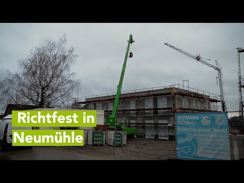 Stadt und SWG feiern Richtfest in Schwerin-Neumühle