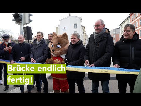 Wallstraßenbrücke für den Verkehr freigegeben