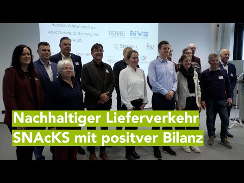 Nachhaltiger Lieferverkehr in Schwerin – Erfolgreiche Bilanz des Projekts SNAcKS